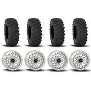 System 3 SB-6 Beadlock Machined 15" Wheels And XTR370 Tires [32x10-15]
