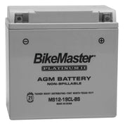 BikeMaster AGM 12V Platinum Battery For Can-Am Quest 650 2002-2005 Grey