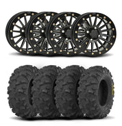 ITP SD Single 15" Matte Black Wheels And Blackwater Evolution Tires [32x10-15]