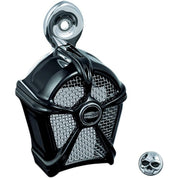 Harley FXDF Fat Bob 2008-2014Mach 2 Horn Cover For Cowbell Horns Black Kuryakyn