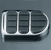 Harley FXSTDI Softail Deuce 2001-2006ISO Brake Pedal Pad Chrome by Kuryakyn