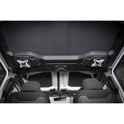 SSV Works Cage Mounted 6.5" SSV Speaker Pods W/ Overhead Unloaded 6.5" Speaker Adapters For Jeep Wrangler JL 18-22