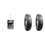 Set of 2 Power Grip V2 Di2039 Radial Rear Tires 27x11R-14 6-ply with Sealant