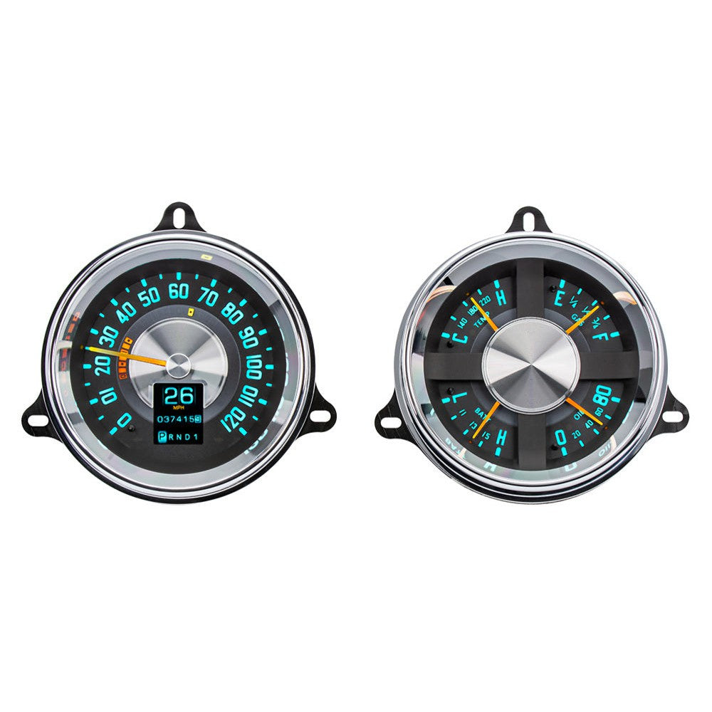 Dakota Digital 1954-1955 Chevrolet Truck First Series RTX Analog Gauge kit RTX-54C-PU-X