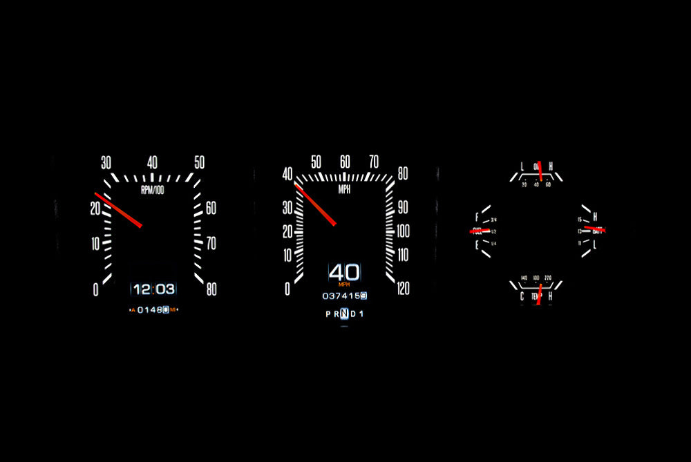 Dakota Digital 1973-1979 Ford Truck RTX Analog Gauge kit RTX-73F-PU-X