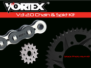 Vortex Black SSA 525RX3-110 Chain and Sprocket Kit 17-41 Tooth - CK4245