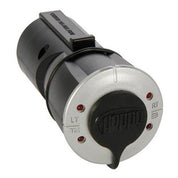 Hopkins 47525 Trailer Adapter 7 Way Blade To6 Way Round W/circuit Tester