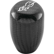 DragonFire Racing Shifter Knobs Short Grey Carbon Fiber - 04-0906