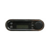 DCC Digital Climate Control - Vintage Air Gen IV - VFD3 Style - Vertical Chrome, Blue Display