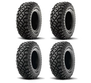 Kenda Set of Two K3204R Klever XT Tires (8 Ply) [30x10-14] And Two (8 Ply) [32x10R-14] Tires