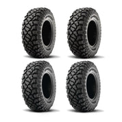 Kenda Set of Two K3204R Klever XT Tires (8 Ply) [30x10-14] And Two (8 Ply) [32x10R-14] Tires