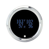 Dakota Digital Solarix Round Quad Air Pressure Tank Gauge Blue Display SLX-19-7