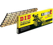 DID 520DZ2 Chain 120 Links Gold for Street Motorcycle