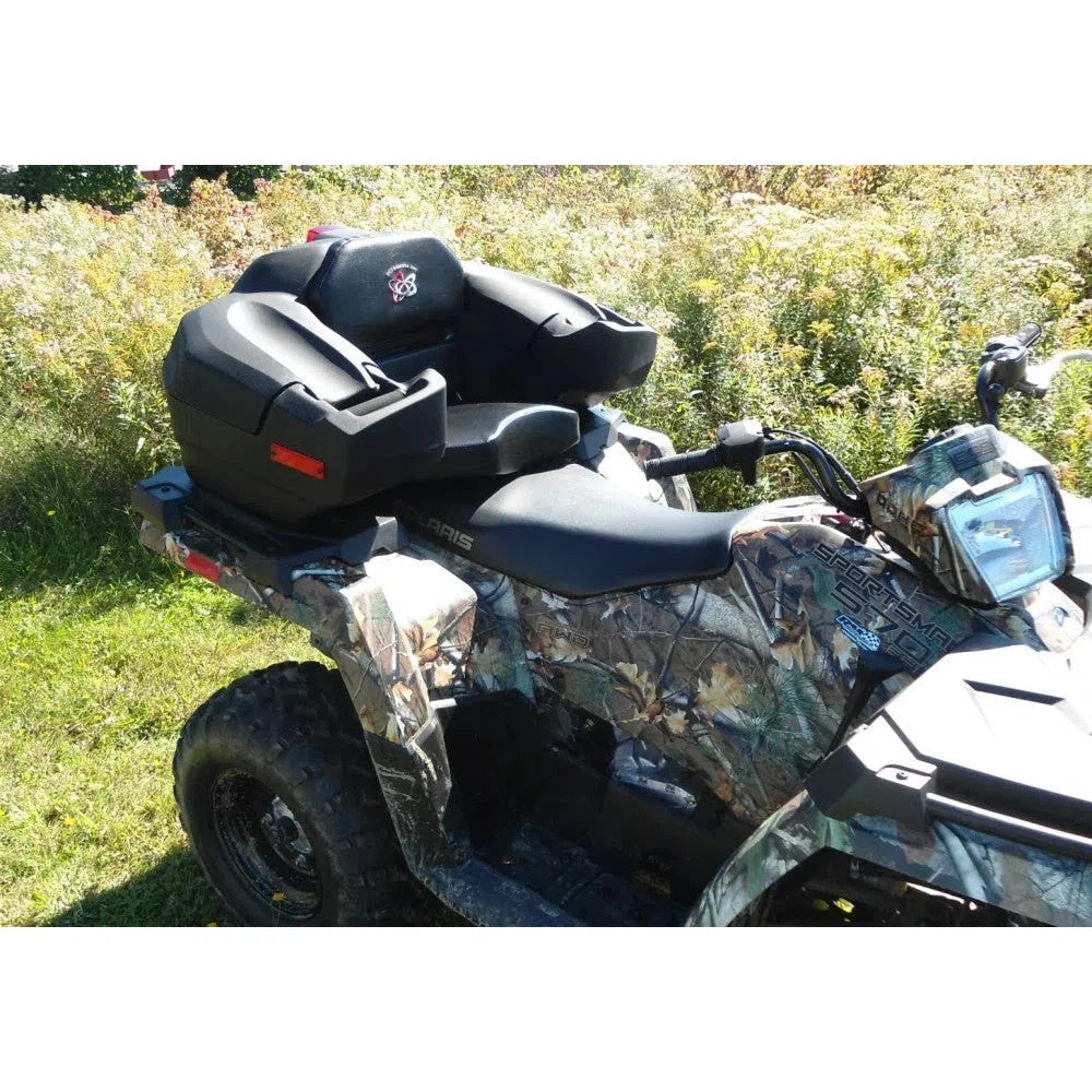 Wes 120-0020 Standard ATV Seat and Storage Box (Black)