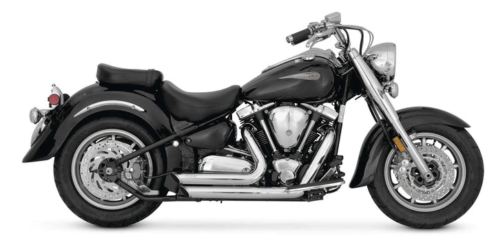 Vance & Hines 18517 Shortshots Staggered for Metric; Chrome