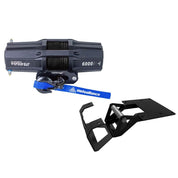 Viper V2 UTV Winch Kit 3500 lb Standard Spool With 40 Feet Red Synthetic Rope With Mount For Polaris Models 2012-2013