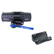 Viper V2 UTV Winch Kit 3500 lb Standard Spool With 40 Feet Green Synthetic Rope With Mount For Kawasaki Teryx/Teryx4 750 2014-2020