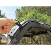 Seizmik Soft Rear Windshield & Dust Panel For Yamaha Viking 50-04024