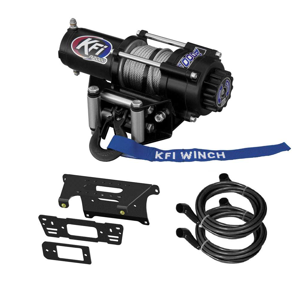 KFI 2000 lb Winch And Optional Mount