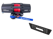 Viper V2 UTV Winch Kit 4500 lb Standard Spool With 40 Feet Red Synthetic Rope With Mount For Textron Stampede 2017-2019