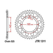 Front & Rear Sprocket Kit for Street HONDA NT650 Hawk GT 1988-1991