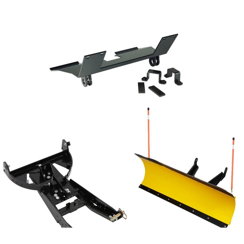 Denali UTV Snow Plow Kit For Yamaha Rhino 660 YXR660FA 4x4 2004-2008