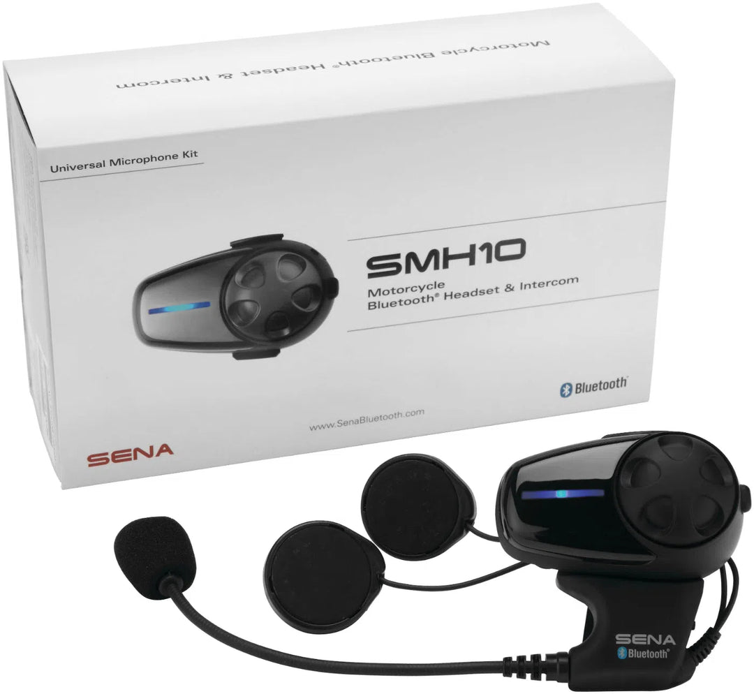 SENA SMH10 Bluetooth Headset Intercom Basic Kit Single Pack SMH10-10