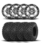 ITP SS212 12" Machined Black Wheels And Terracross R/T XD Tires [26x11-12]