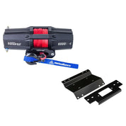 Viper V2 ATV Winch Kit 4500 lb Standard Spool With 40 Feet Black Synthetic Rope With Mount For Honda Foreman 400/450 1997-2002