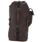 Burly Brand Voyager Sissy Bar Backpack Dark Oak - B15-1013D