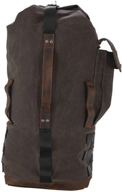 Burly Brand Voyager Sissy Bar Backpack Dark Oak - B15-1013D