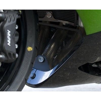 R&G Racing Black Downpipe Grill For 2006-2007 Kawasaki Ninja ZX14 ZX1400A