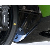 R&G Racing Black Downpipe Grill For 2006-2007 Kawasaki Ninja ZX14 ZX1400A
