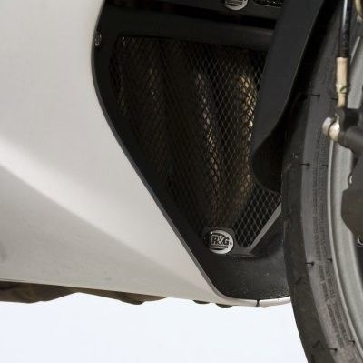 R&G Racing Black Downpipe Grill For 2013-2018 Triumph Trophy 1200 DG0011BK