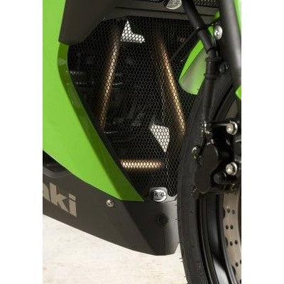 R&G Racing Black Downpipe Grill For 2013-2017 Kawasaki Ninja 250