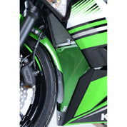 R&G Racing Green Downpipe Grill For 2017-2024 Kawasaki Ninja 650 EX650 DG0023GR