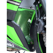 R&G Racing Green Downpipe Grill For 2017-2024 Kawasaki Ninja 650 EX650 DG0023GR