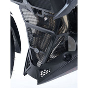 R&G Racing Black Downpipe Grill For 2017-2021 Suzuki GSXS750 DG0025BK
