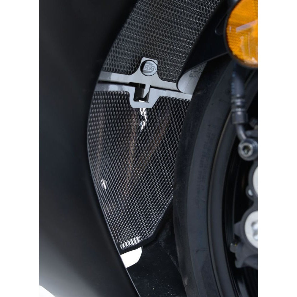 R&G Racing Black Downpipe Grill For 2017-2020 Yamaha YZF R6 DG0026BK