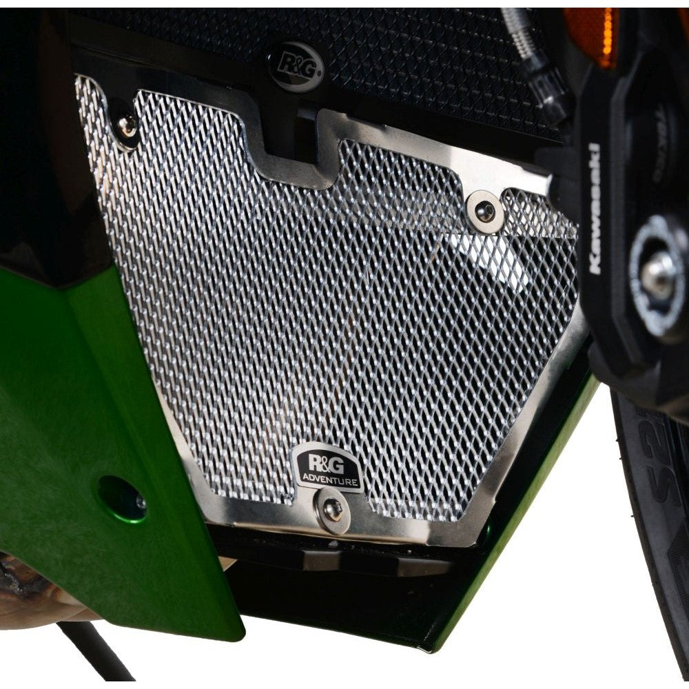 R&G Racing Black Downpipe Grill For 2022-2023 Kawasaki Ninja H2 SX SE ZX1000