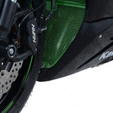 R&G Racing Green Downpipe Grill For 2019-2021 Kawasaki Ninja ZX6R ZX600F