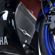 R&G Racing Dark Blue Downpipe Grill For 2019-2024 Yamaha YZF R3