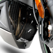 R&G Racing Black Pro Downpipe Grill For 2024-2024 Kawasaki Ninja 1000SX ZX1000