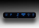 Intellitronix LED Digital Universal 6 Gauge Panel Kit With Black Faceplate