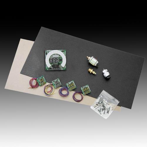 Intellitronix LED Digital Create-a-Dash Gauge Kit With Black Faceplate