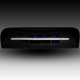 Conjunto de instrumentos digitales LED Intellitronix con placa frontal negra para camioneta Ford 67-72
