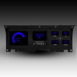 Conjunto de instrumentos digitales LED Intellitronix con placa frontal negra para camioneta Ford 80-86