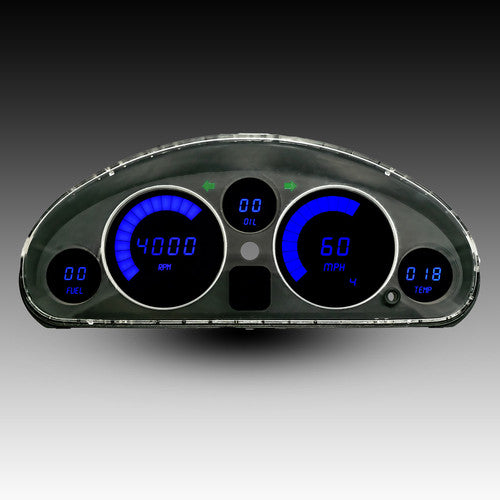 Intellitronix LED Digital Gauge Cluster Set With Black Faceplate For 90-98 Mazda Miata