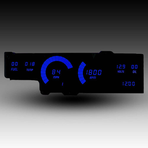 Conjunto de instrumentos digitales LED Intellitronix con placa frontal negra para Oldsmobile Cutlass (1978-1988)