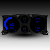 Intellitronix LED Digital Gauge Cluster Set With Black Faceplate For 78-94 Chevrolet G10